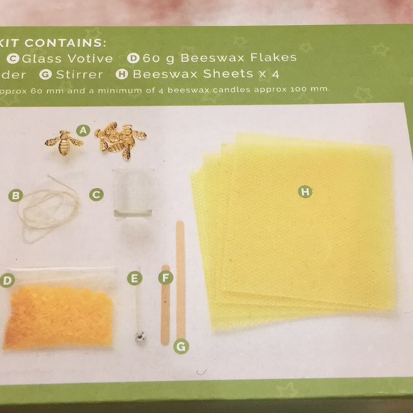 Beeswax Candle Making Kit NWT makes multiple candles, sealed - Picture 5 of 14